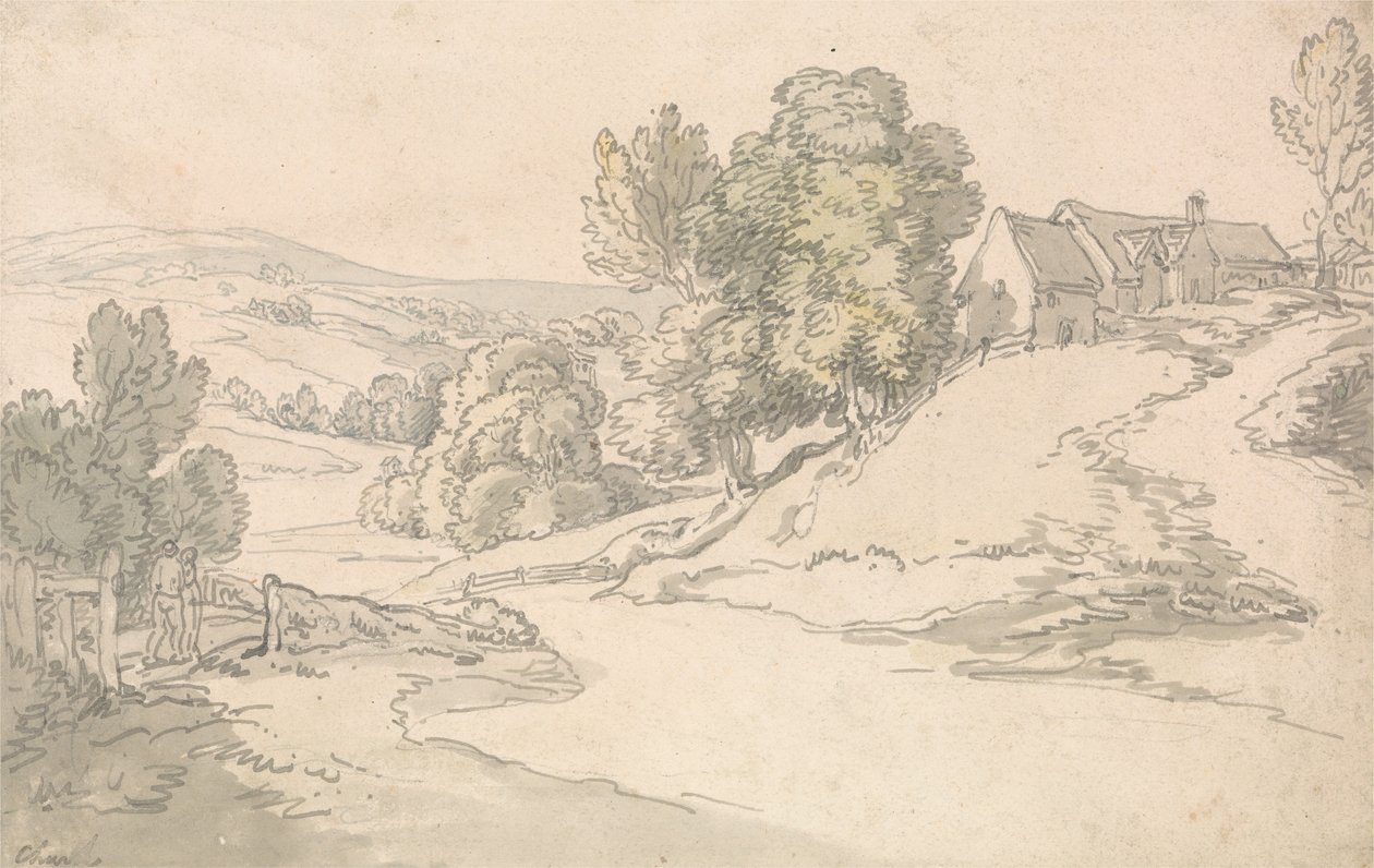Kostel od Thomas Rowlandson