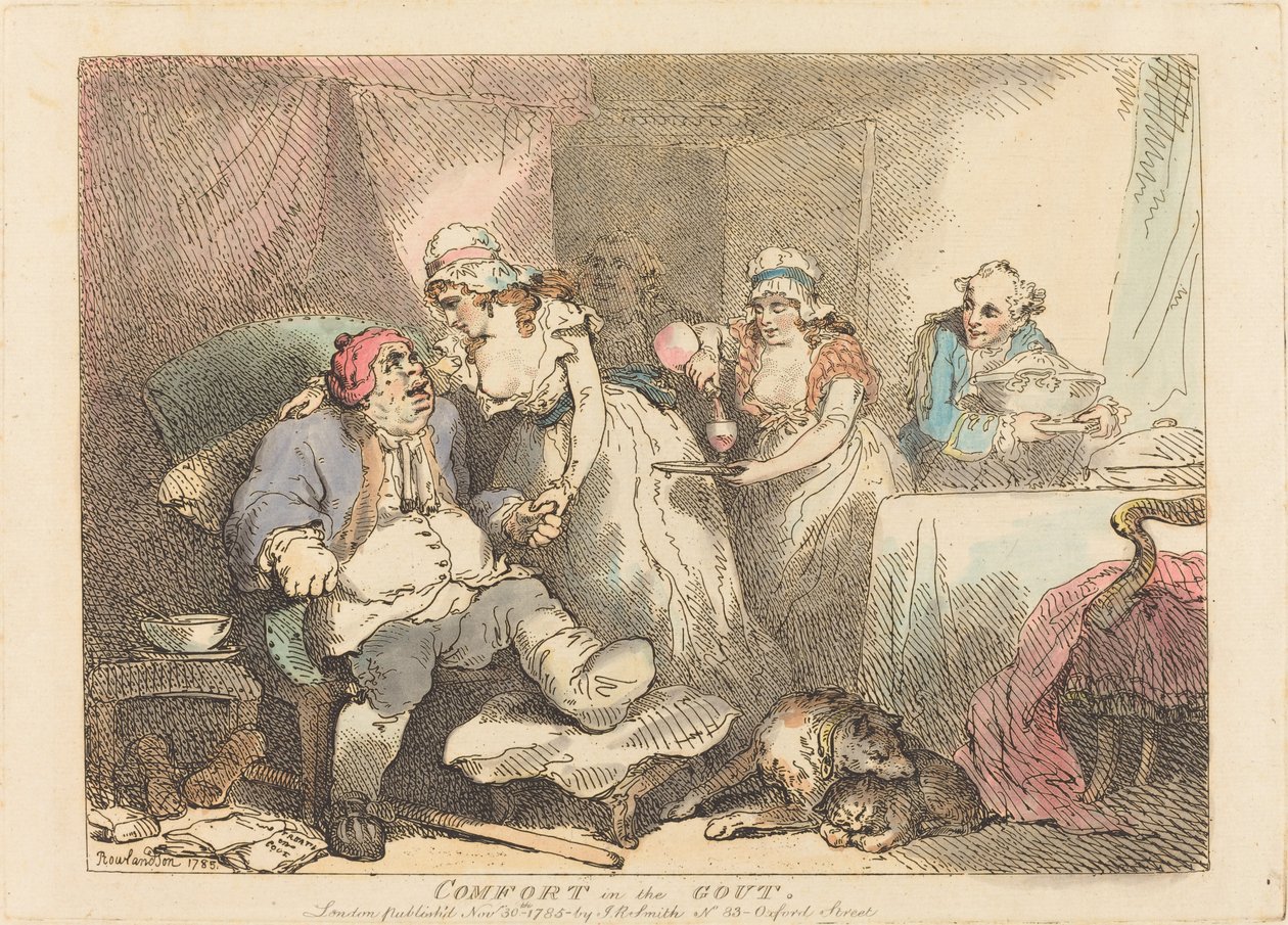 Pohodlí při dně od Thomas Rowlandson