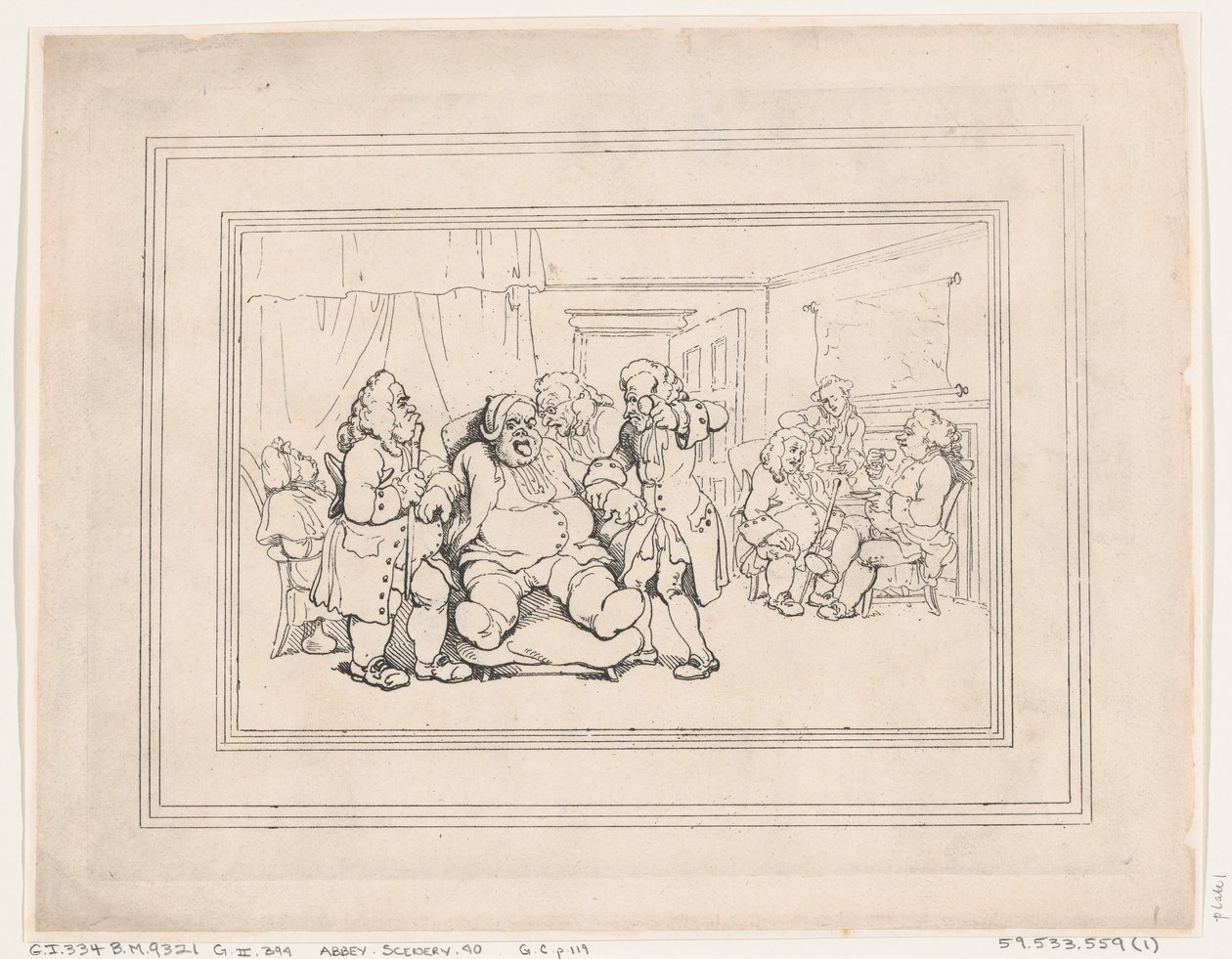 Comforts of Bath, deska 1, 6. ledna 1798, 6. ledna 1798. od Thomas Rowlandson