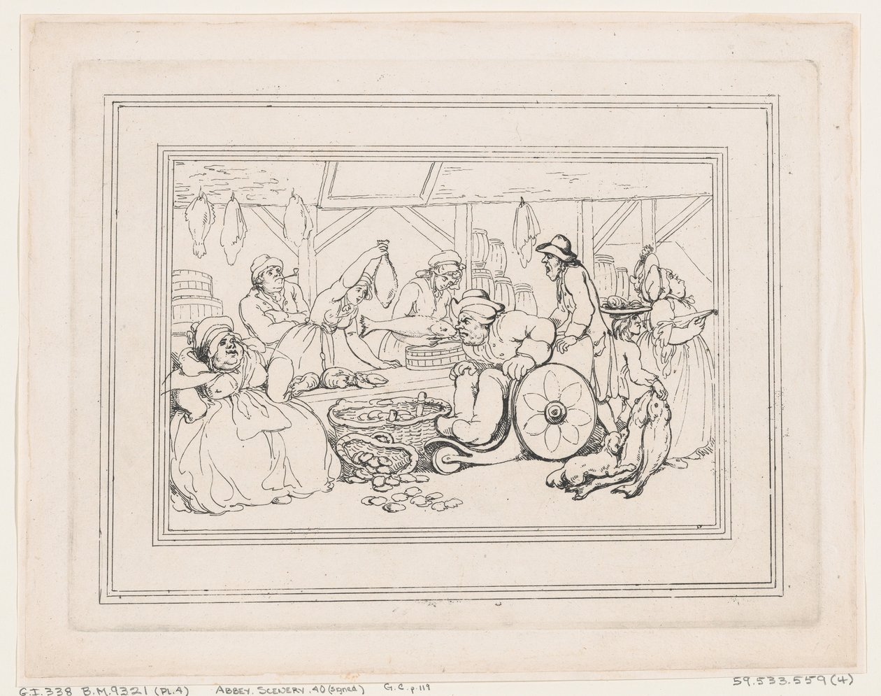 Pohodlí v Bathu, deska č. 4 od Thomas Rowlandson
