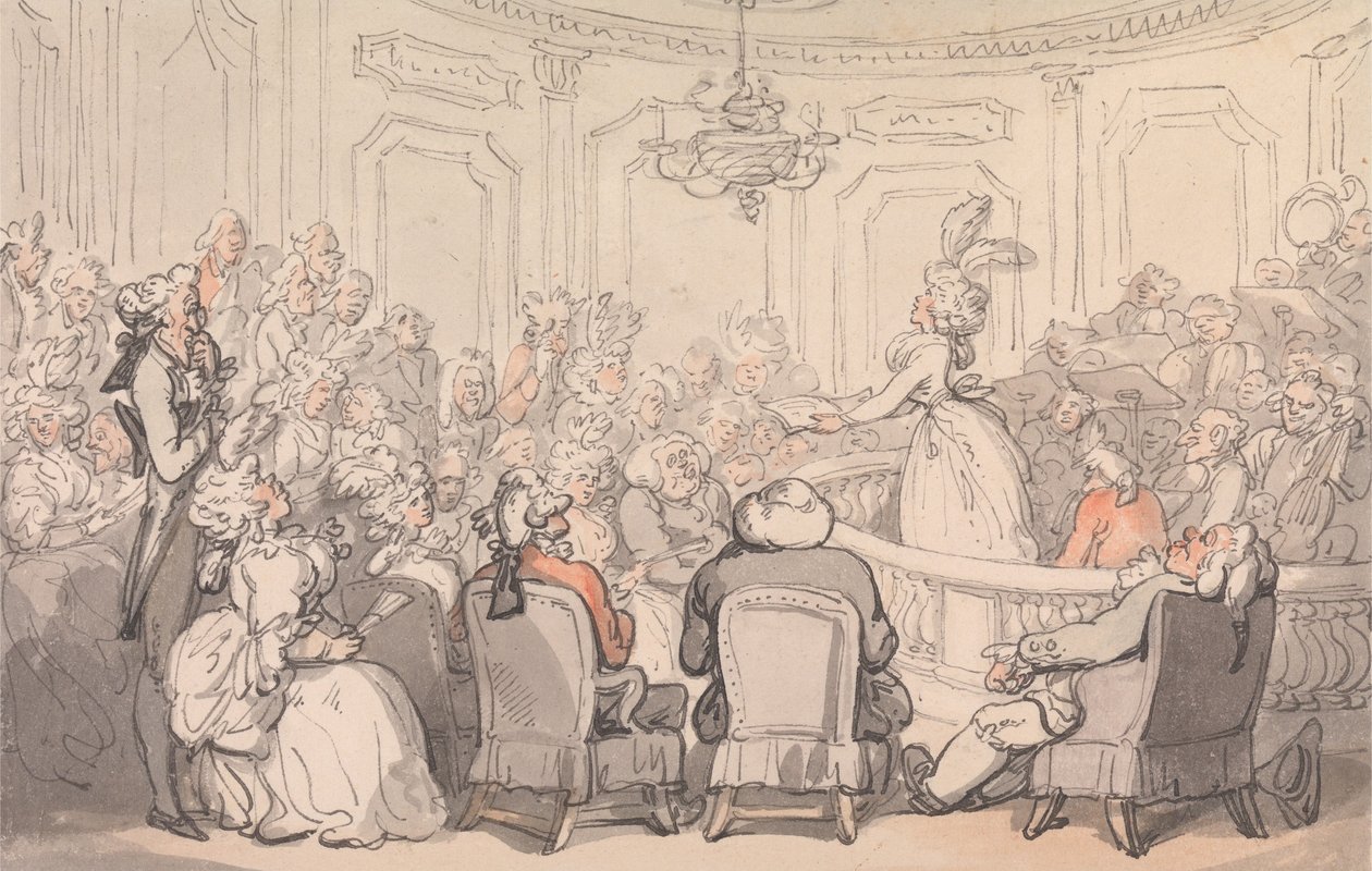 „Comforts of Bath“: Koncert od Thomas Rowlandson