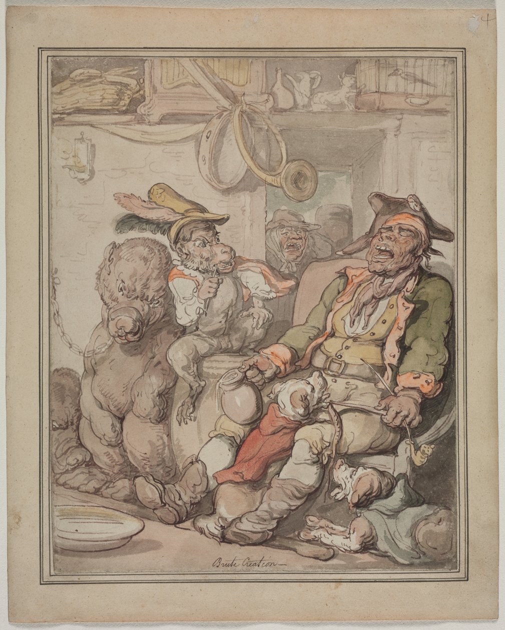 Srovnávací studie anatomie od Thomas Rowlandson