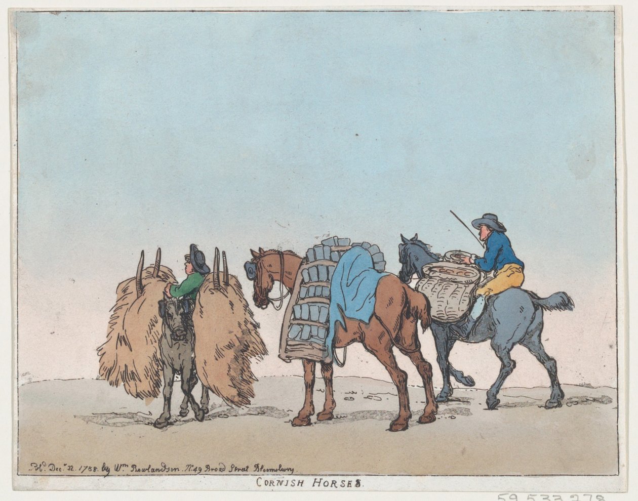Cornish Horses, 29. prosince 1788, 29. prosince 1788. od Thomas Rowlandson