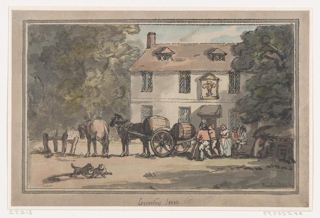 Country Inn, 1787., 1787. od Thomas Rowlandson