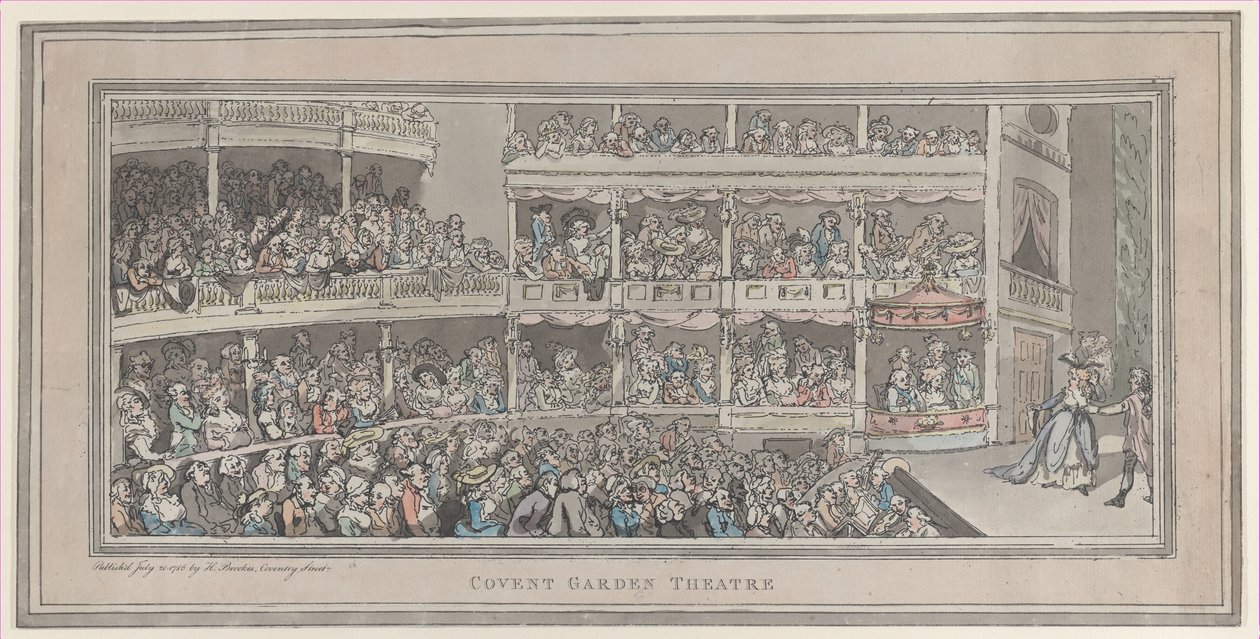 Divadlo v Covent Garden, 20. července 1786., 20. července 1786. od Thomas Rowlandson