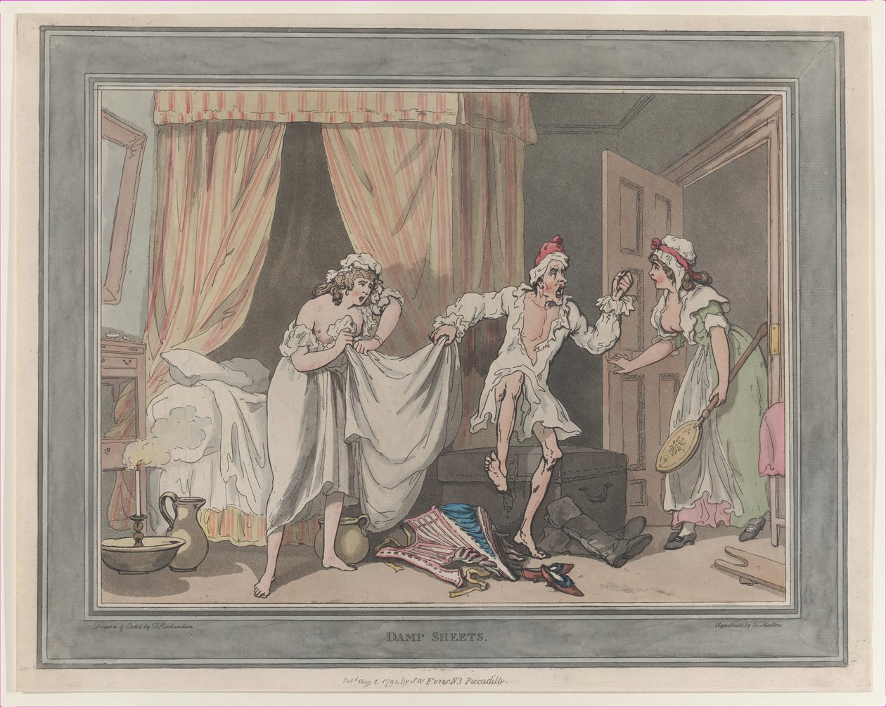 Vlhké listy, 1. srpna 1791, 1. srpna 1791 od Thomas Rowlandson