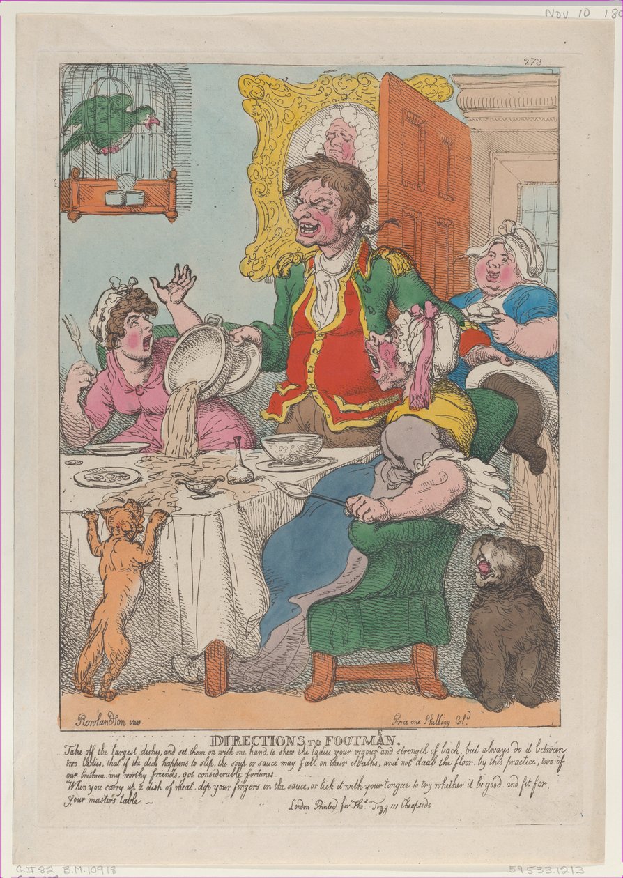 Pokyny pro pěší, 10. listopadu 1807, 10. listopadu 1807. od Thomas Rowlandson
