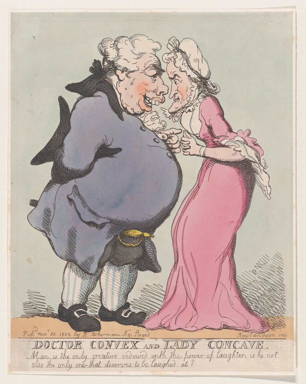 Doctor Convex and Lady Concave, 20. listopadu 1802., 20. listopadu 1802. od Thomas Rowlandson