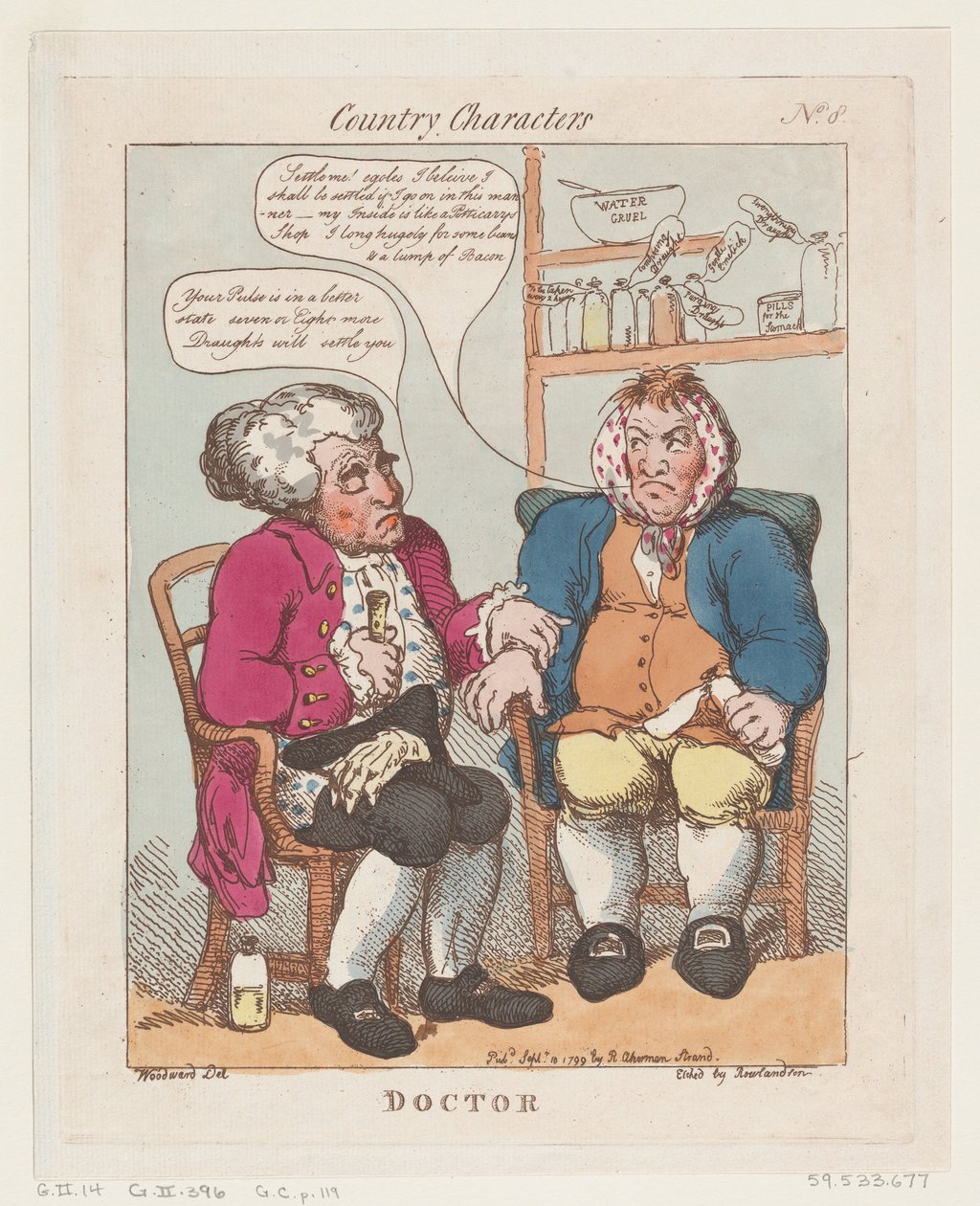 Doktor, 10. září 1799., 10. září 1799. od Thomas Rowlandson