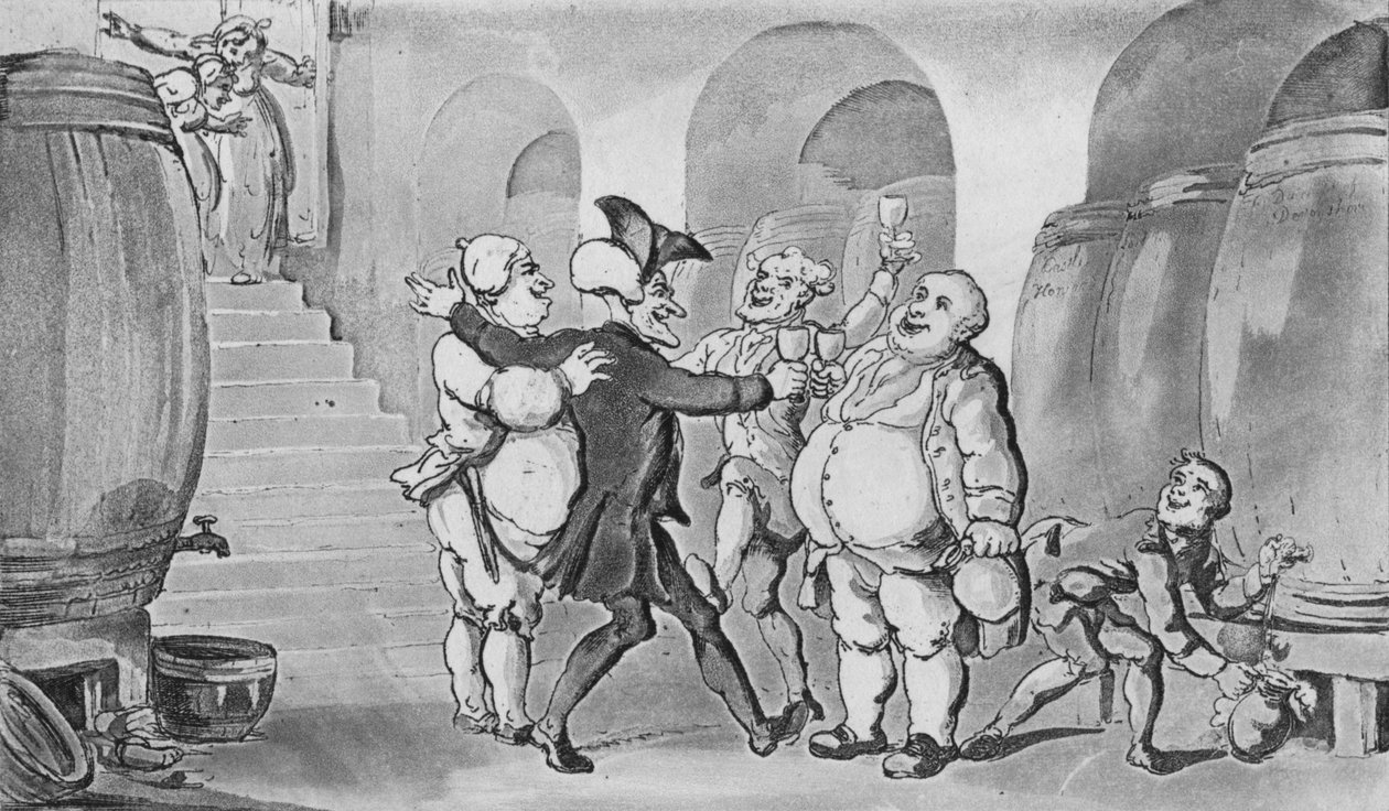 Doktorská syntaxe osvobozená od sklepa, 1817 od Thomas Rowlandson