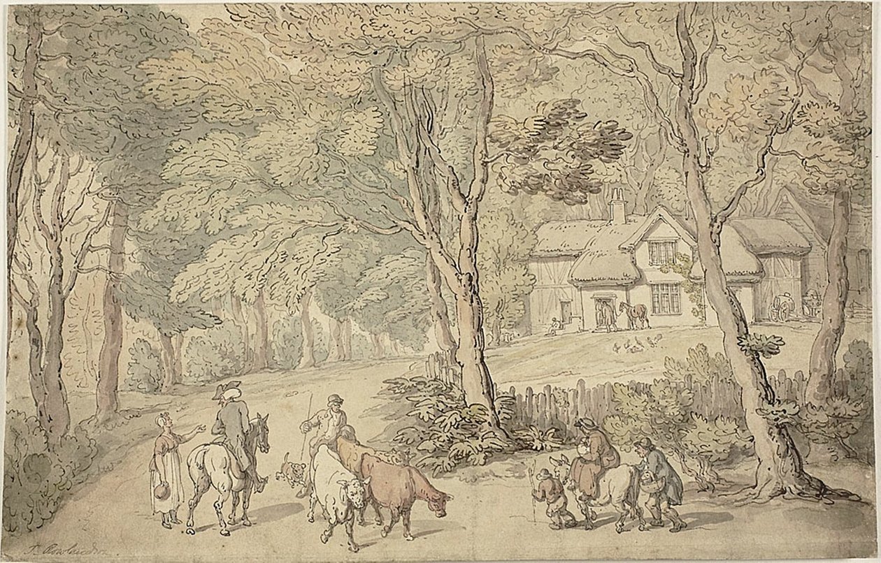 Syntax doktora na cestě od Thomas Rowlandson