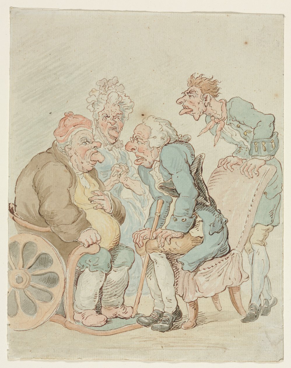 Doktor, konec 19. století nebo začátek 19. století. od Thomas Rowlandson