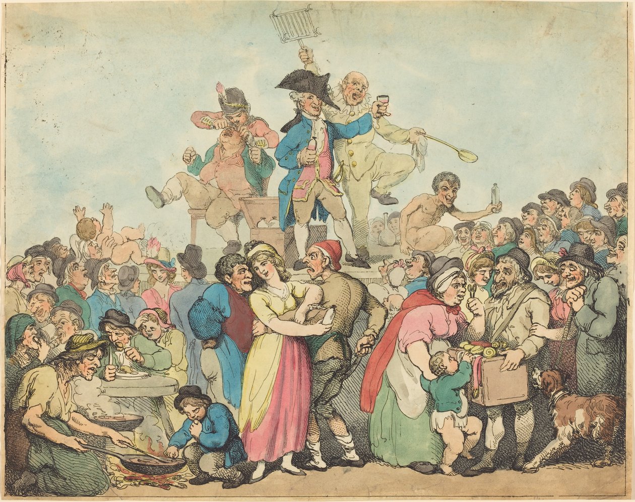 Dr. Botherum, Mountebank od Thomas Rowlandson