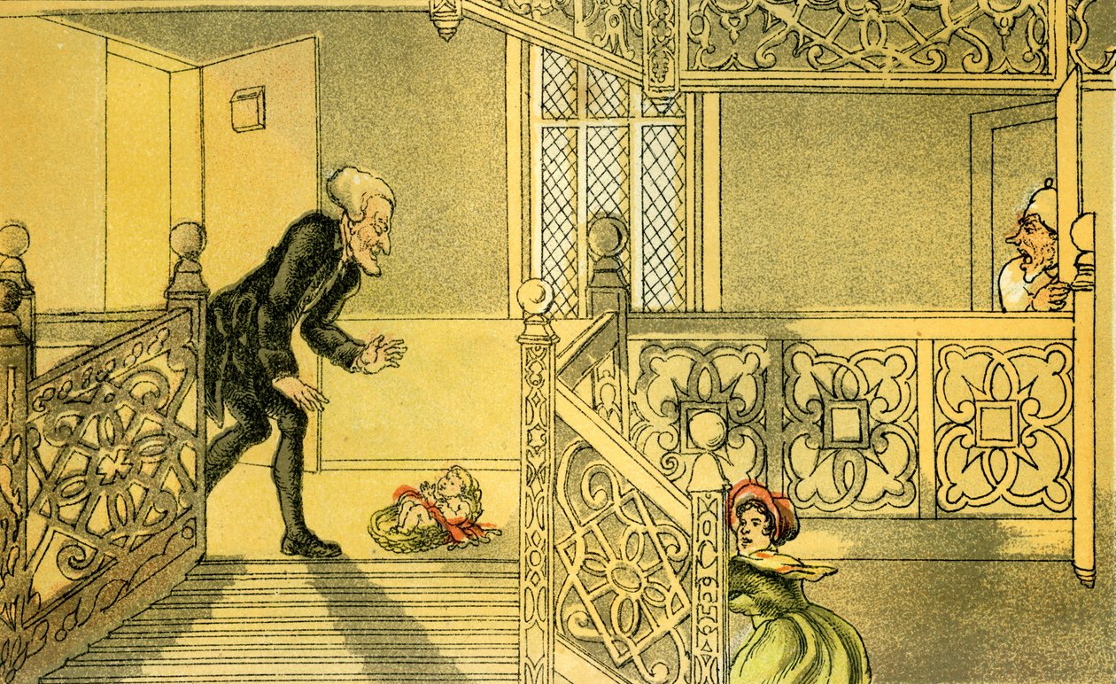 "Dr Syntax a nalezenec" od Thomas Rowlandson