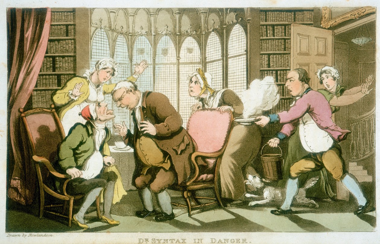 Syntax doktora v nebezpečí, 1820 od Thomas Rowlandson