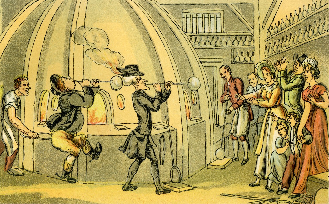 "Dr Syntax ve skleníku" od Thomas Rowlandson