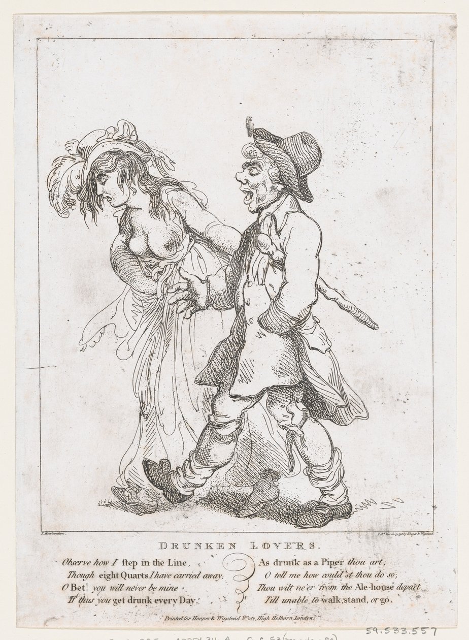 Opilí milenci, 15. března 1798., 15. března 1798. od Thomas Rowlandson