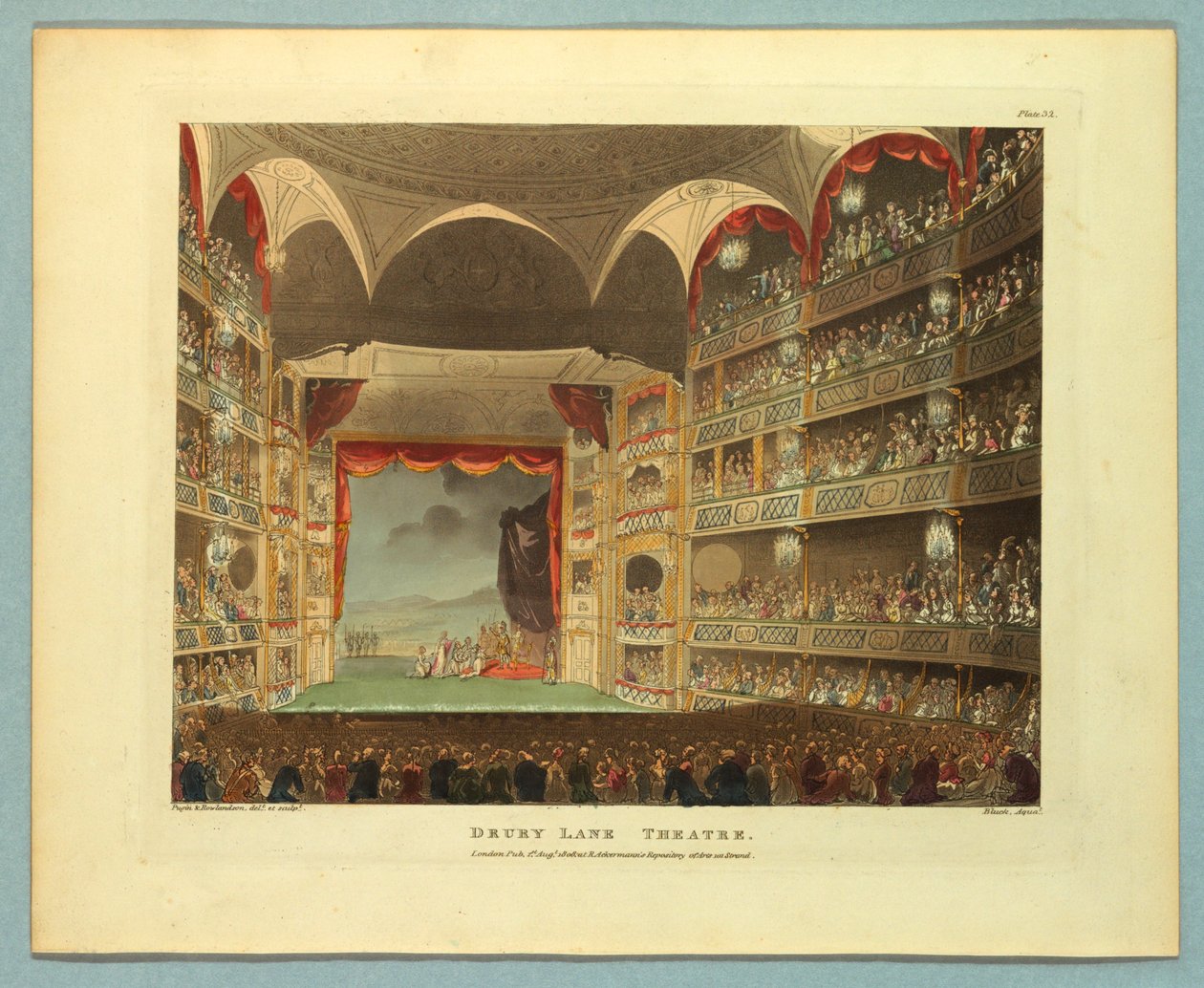 Divadlo Drury Lane z Ackermann