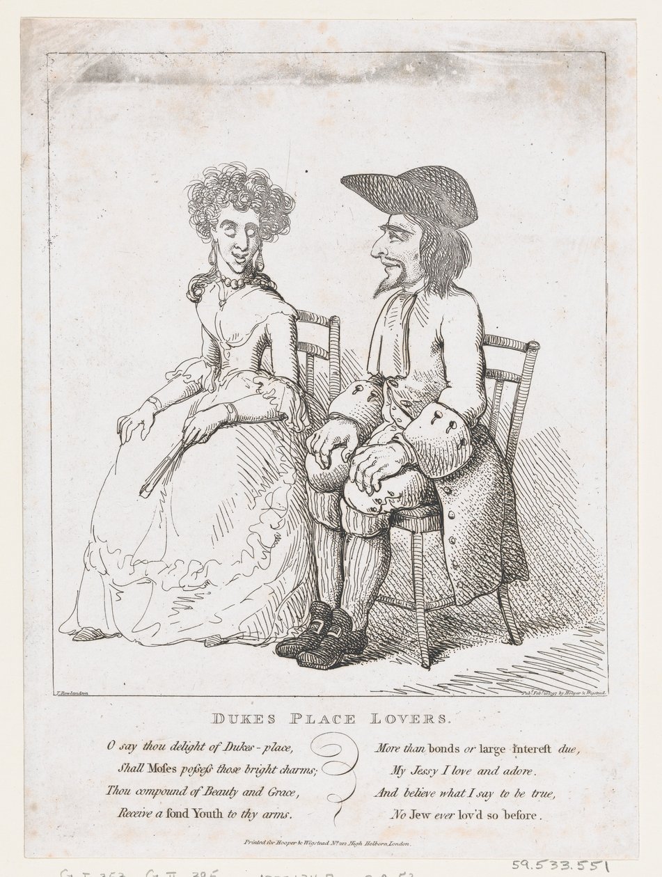 Dukes Place Lovers, 21. února 1797, 21. února 1797. od Thomas Rowlandson