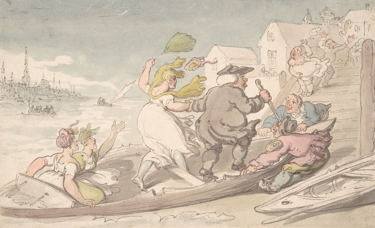 Východní větry, ca. 1810. od Thomas Rowlandson.
