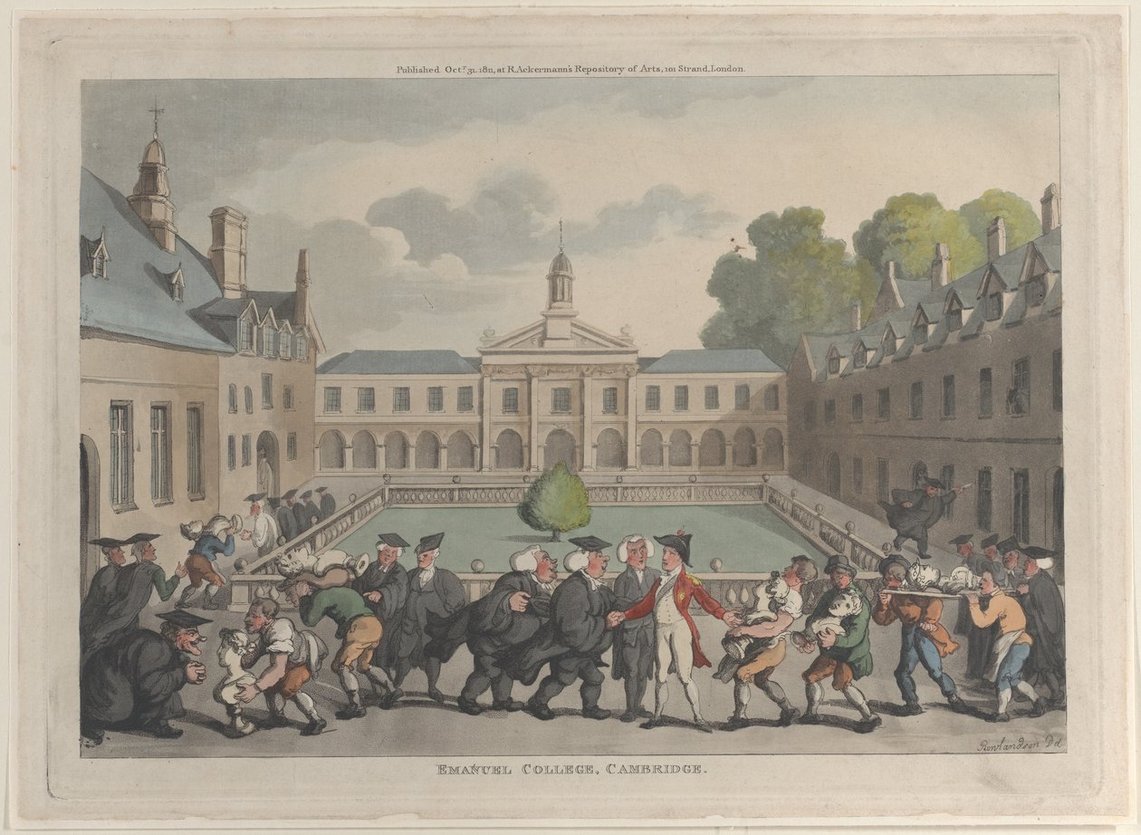 Emmanuel College, Cambridge, 31. října 1811, 31. října 1811. od Thomas Rowlandson