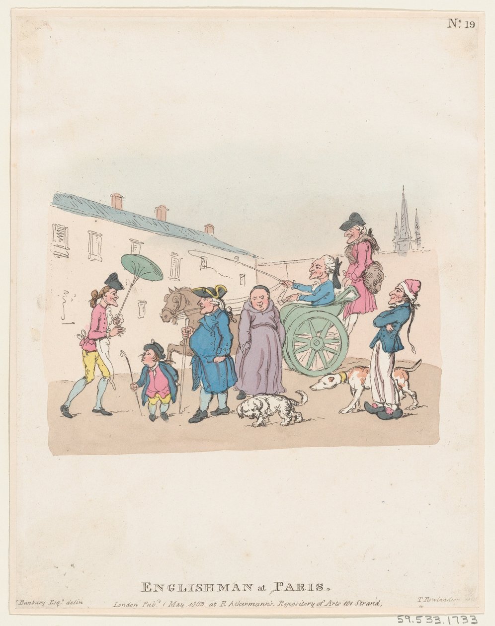 Angličan v Paříži, 1. května 1803, 1. května 1803. od Thomas Rowlandson