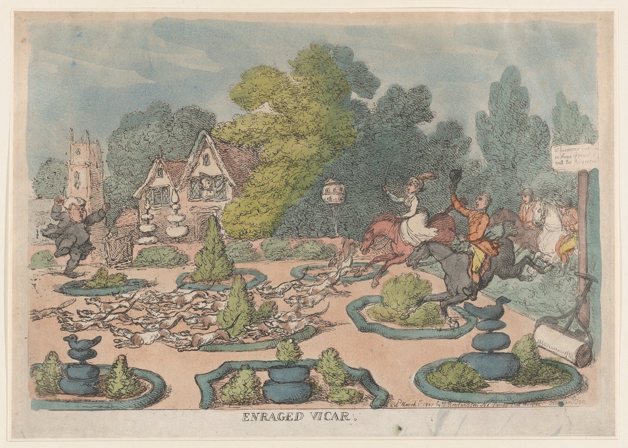 Rozzuřený vikář, 1. března 1807., 1. března 1807. od Thomas Rowlandson
