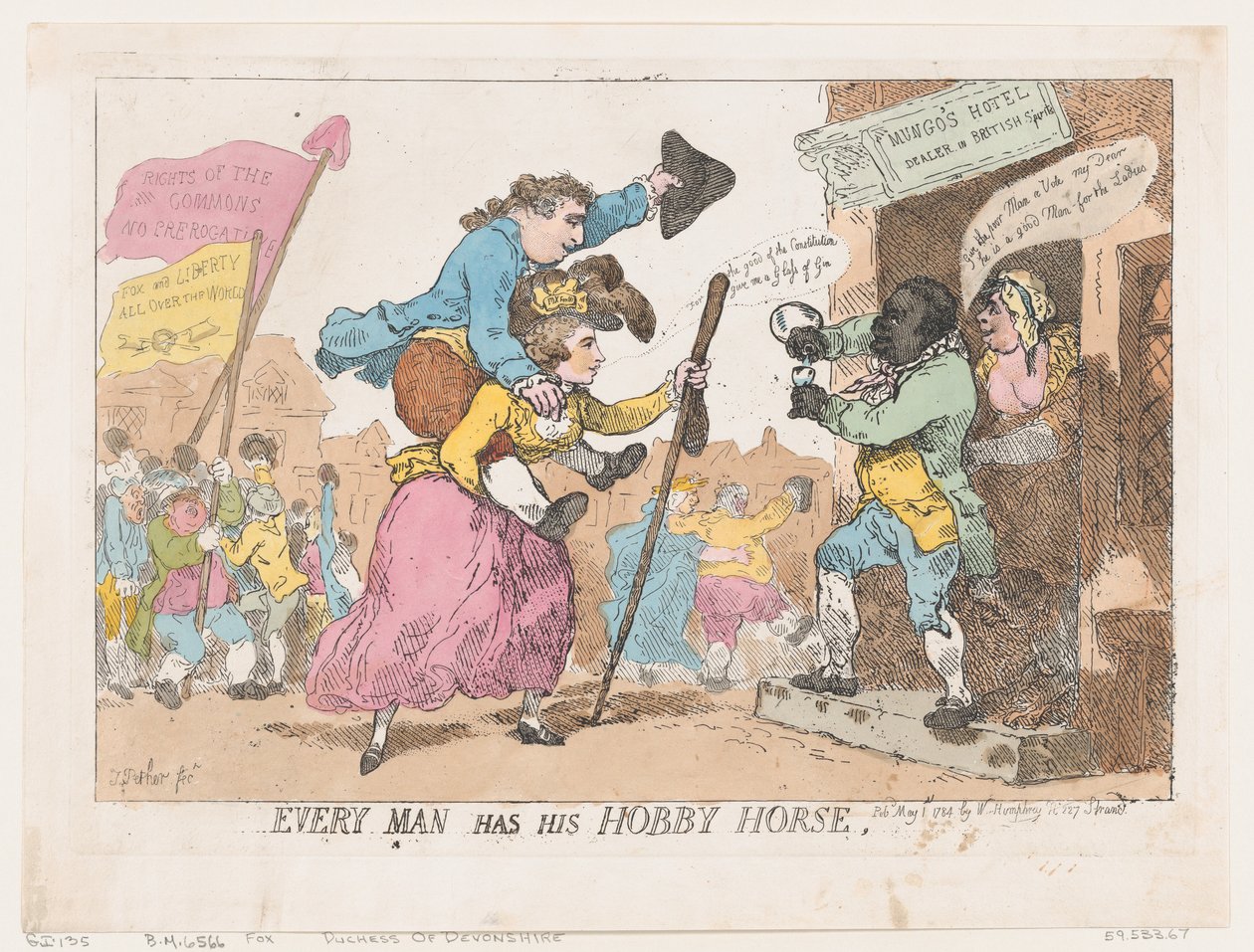 Každý člověk má svého koníčka, 1. května 1784, 1. května 1784. od Thomas Rowlandson