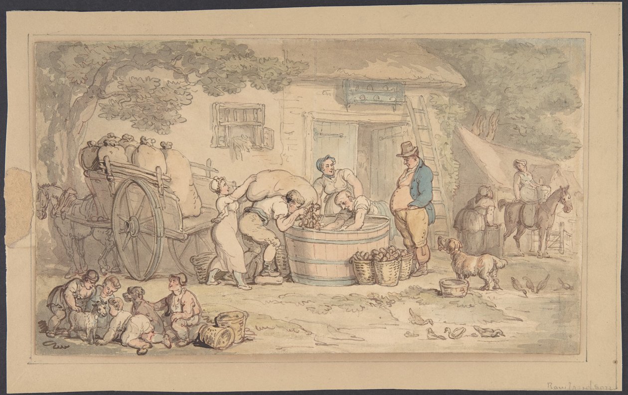 Záběr ze zemědělství od Thomas Rowlandson