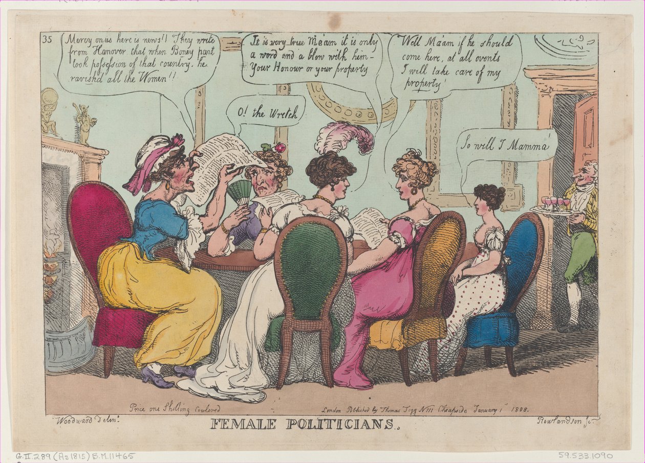 Političky, 1. ledna 1808, 1. ledna 1808. od Thomas Rowlandson