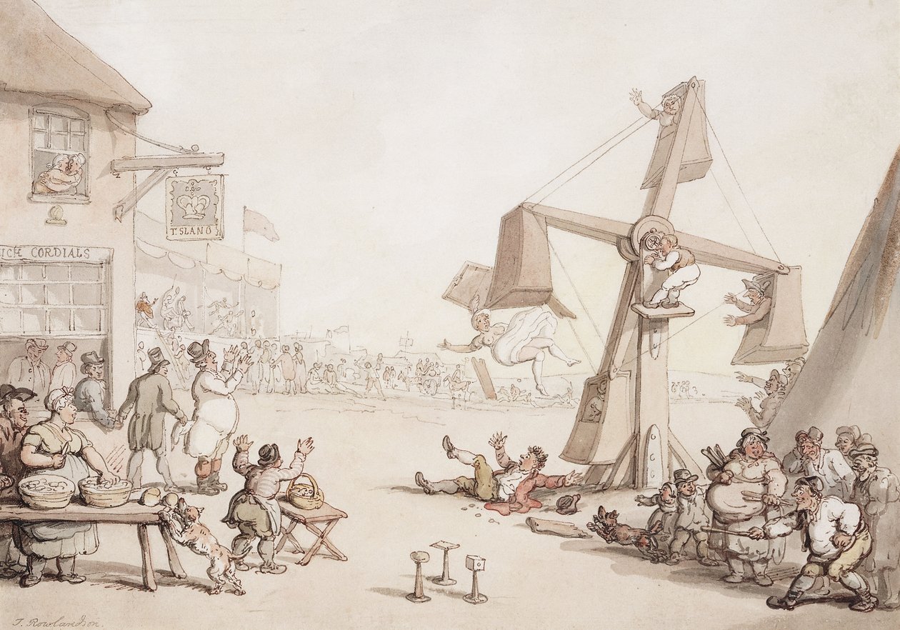 Figurky na veletrhu, 1803 od Thomas Rowlandson