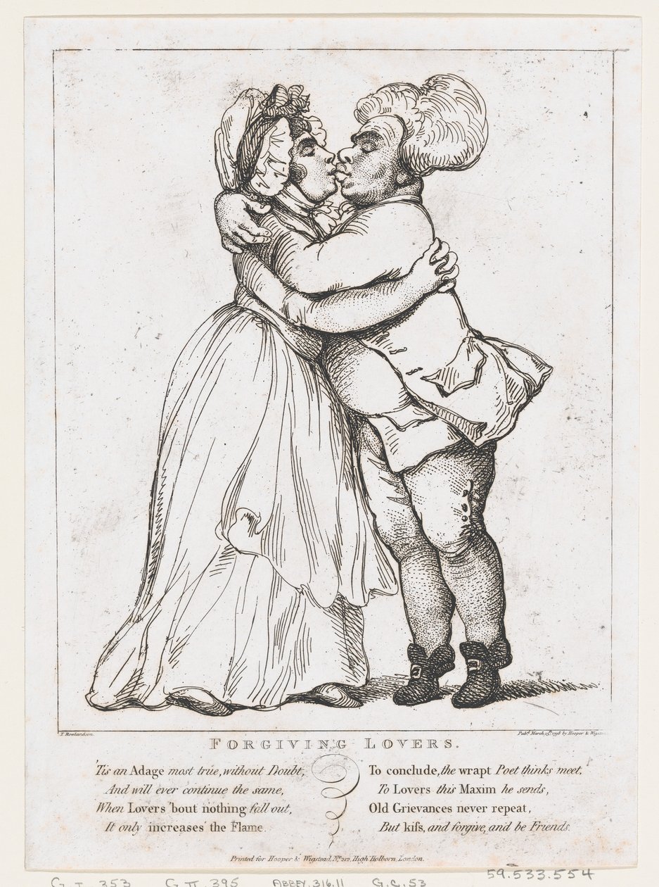 Odpouštějící milenci, 15. března 1798., 15. března 1798. od Thomas Rowlandson