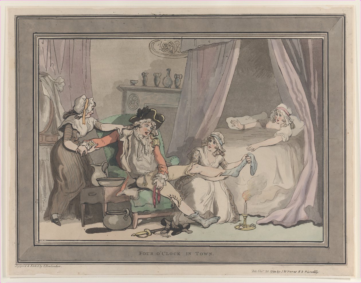 Čtyři hodiny ve městě, 20. října 1790, 20. října 1790. od Thomas Rowlandson