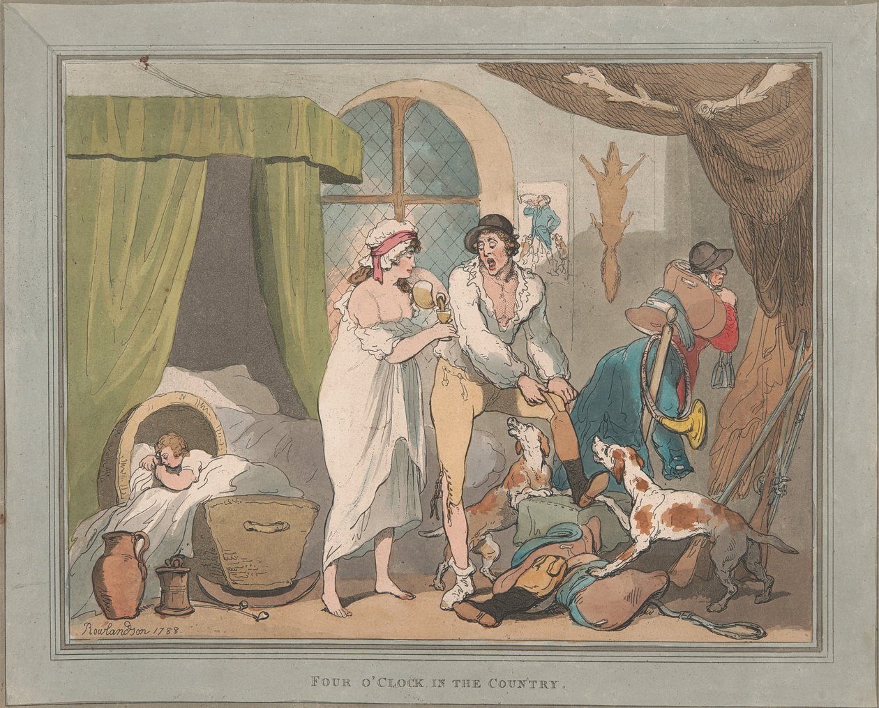 Lov na lišky [dvojice]: 1. Čtyři hodiny na venkově od Thomas Rowlandson
