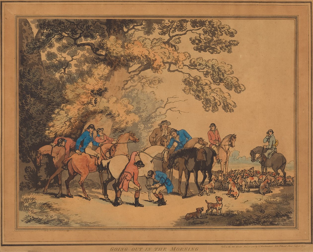 Ranní výlet od Thomas Rowlandson