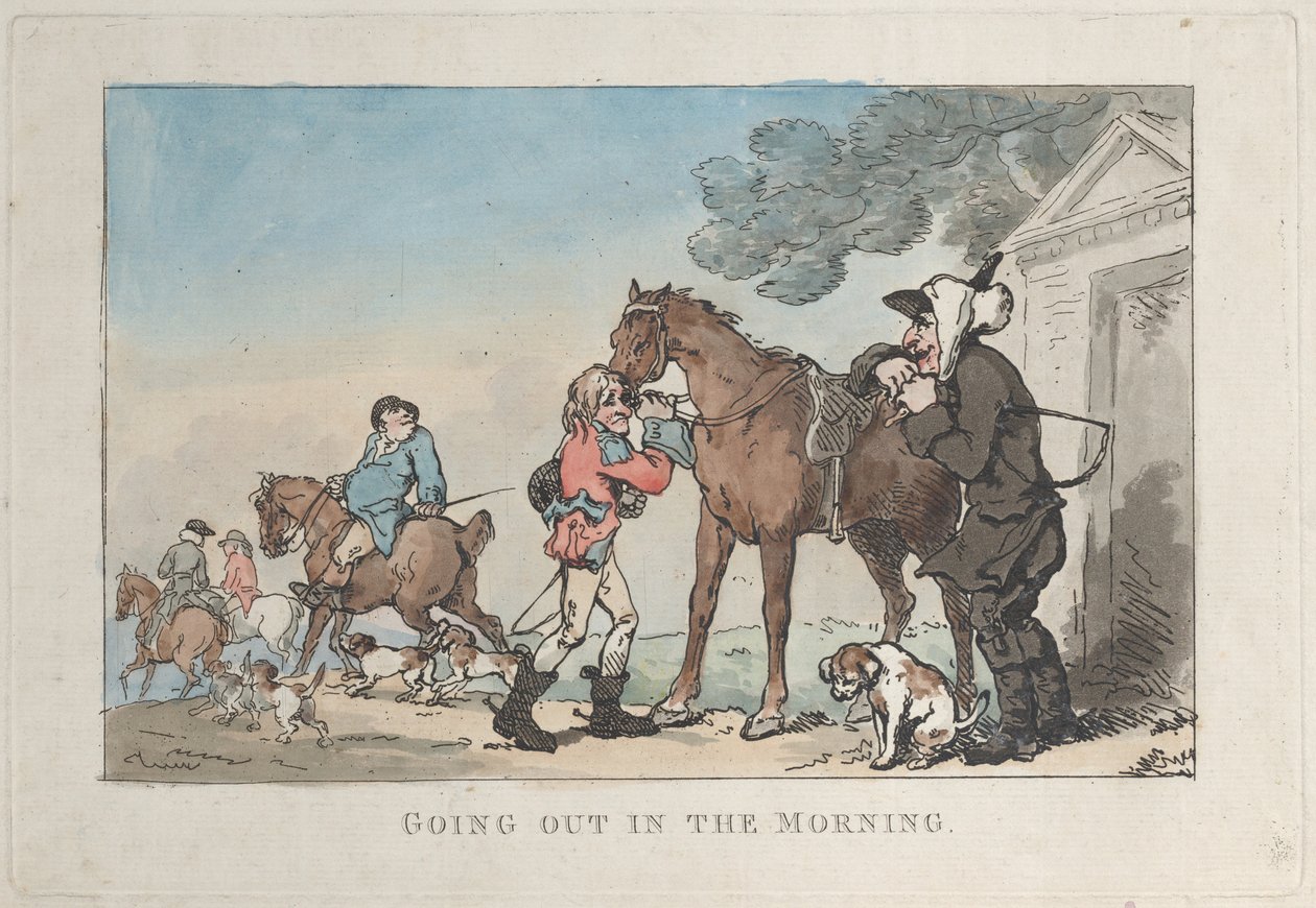 Jít ráno ven, 1787., 1787. od Thomas Rowlandson
