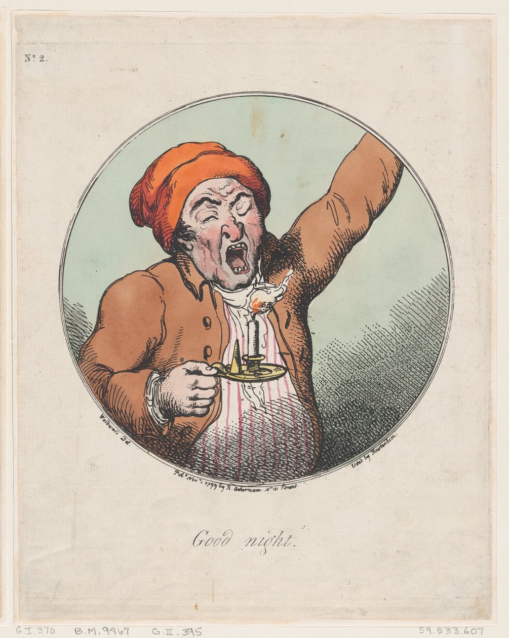 Dobrou noc, 1. listopadu 1799, 1. listopadu 1799. od Thomas Rowlandson