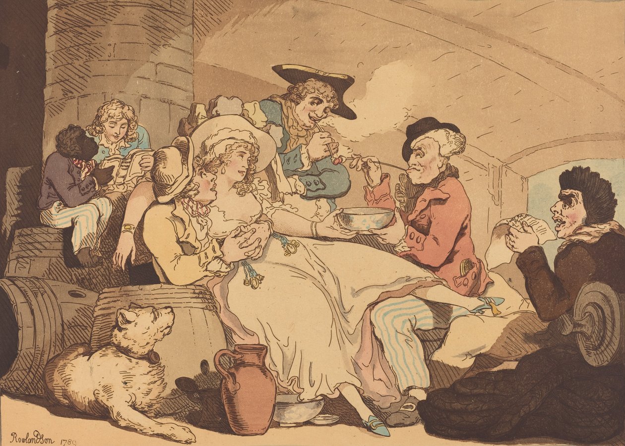 Grog na palubě, 1789. od Thomas Rowlandson