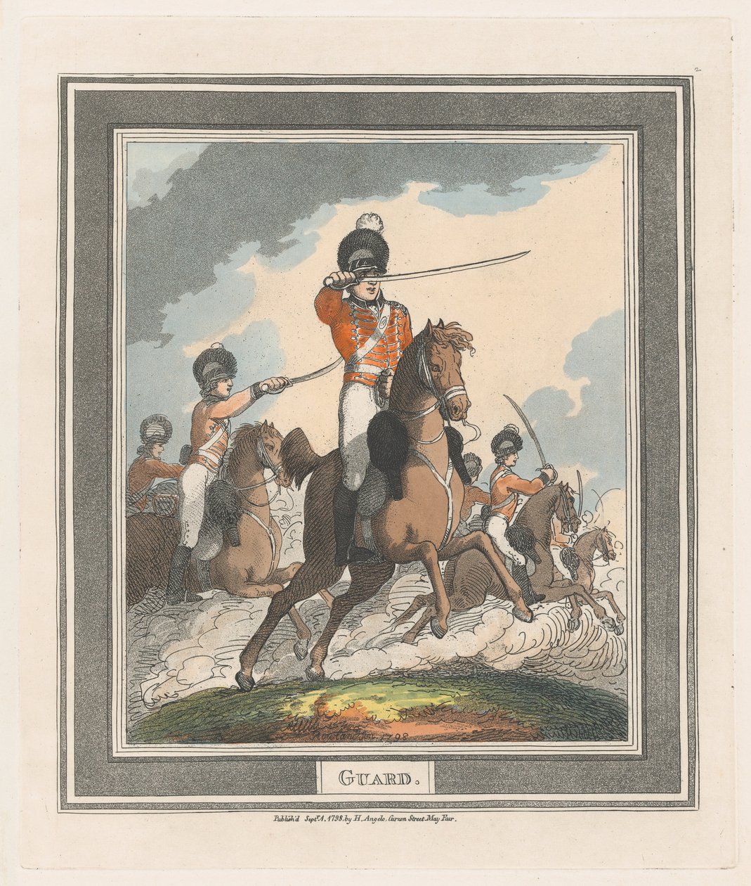 Stráž, 1. září 1798., 1. září 1798. od Thomas Rowlandson