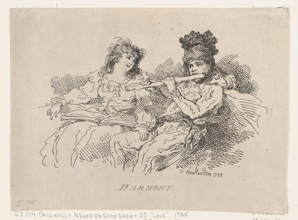 Harmony, 12. srpna 1785, 12. srpna 1785. od Thomas Rowlandson