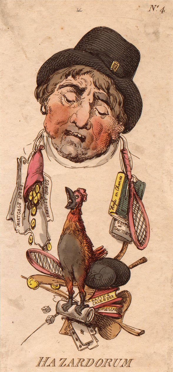 Názvy: Hazardorum od Thomas Rowlandson