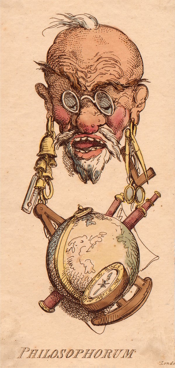 Hlavy: Filozofů od Thomas Rowlandson