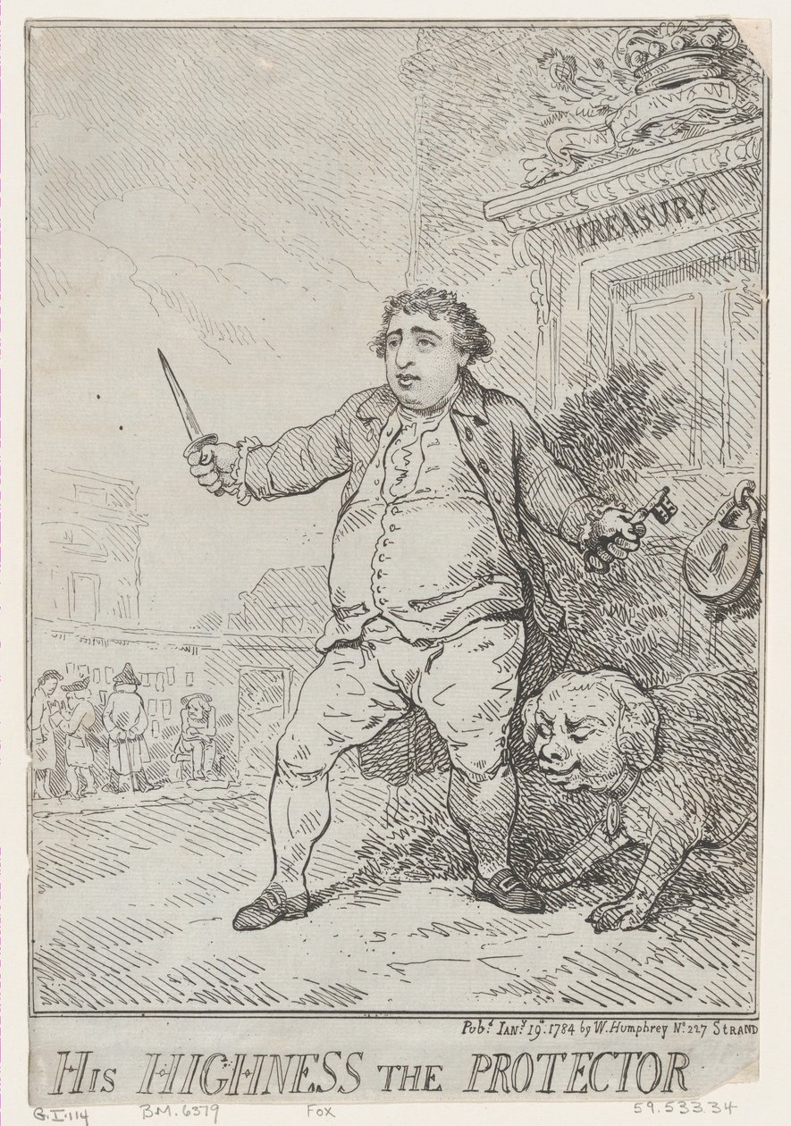 Jeho Výsost ochránce, 19. ledna 1784, 19. ledna 1784. od Thomas Rowlandson