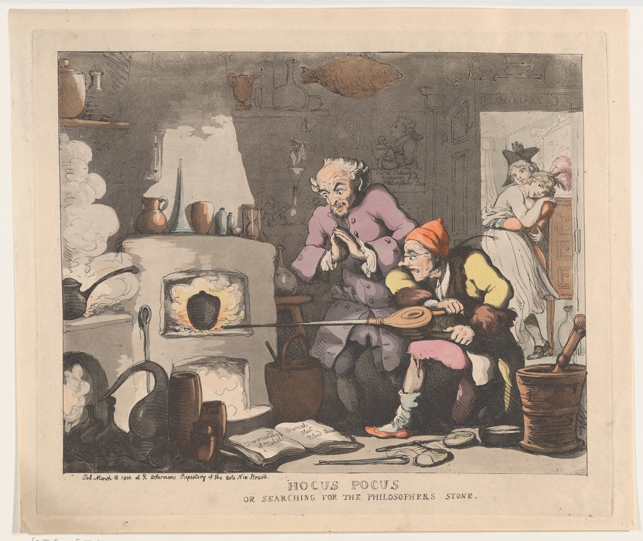Hokus pókus aneb hledání kamene mudrců, 12. března 1800, 12. března 1800. od Thomas Rowlandson