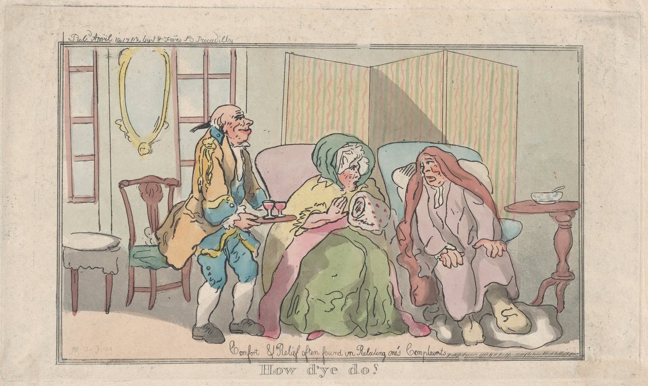Jak se máš, 10. dubna 1792, 10. dubna 1792. od Thomas Rowlandson