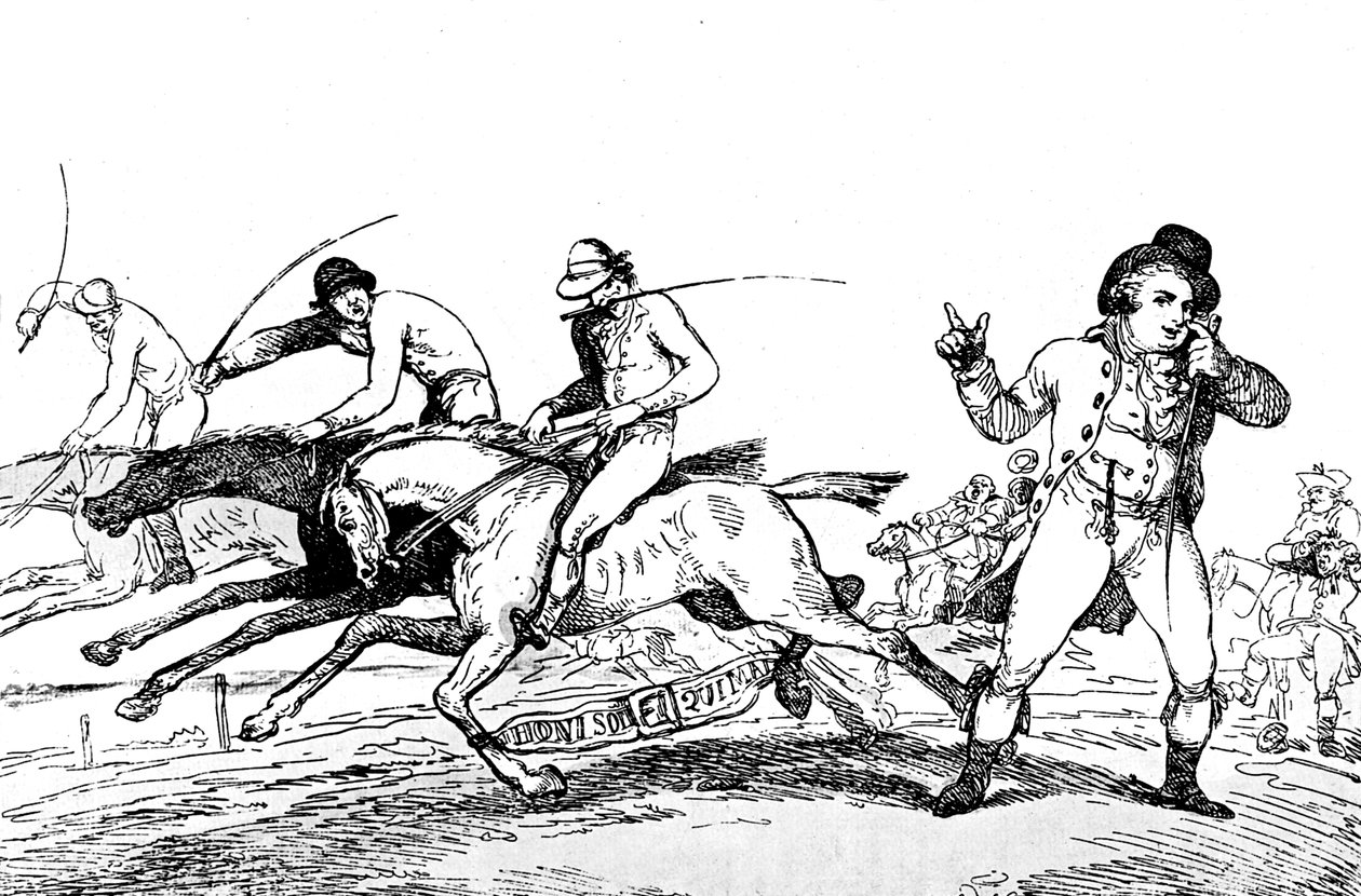 Jak uniknout vítězství, 1791 od Thomas Rowlandson