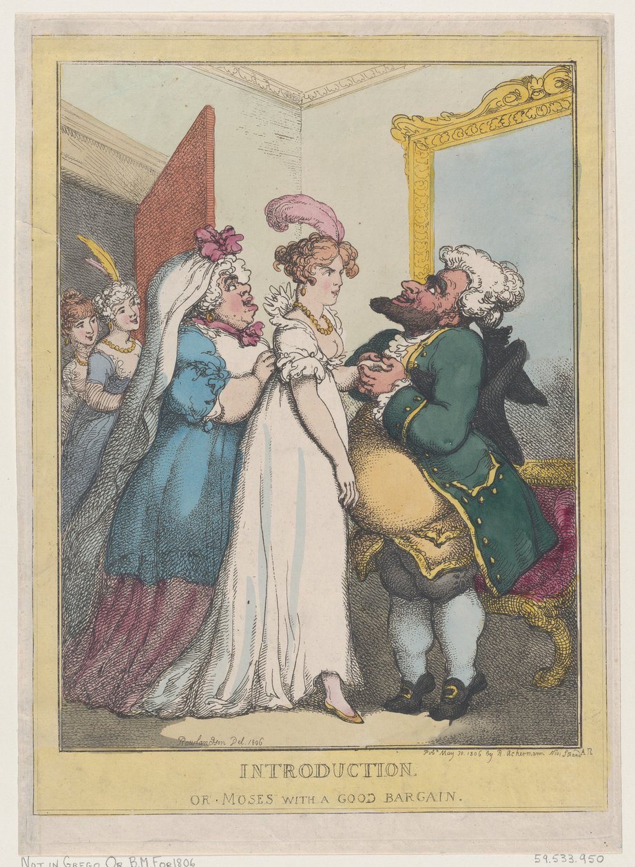 Úvod aneb Mojžíš s dobrým obchodem, 23. července 1806., 23. července 1806. od Thomas Rowlandson