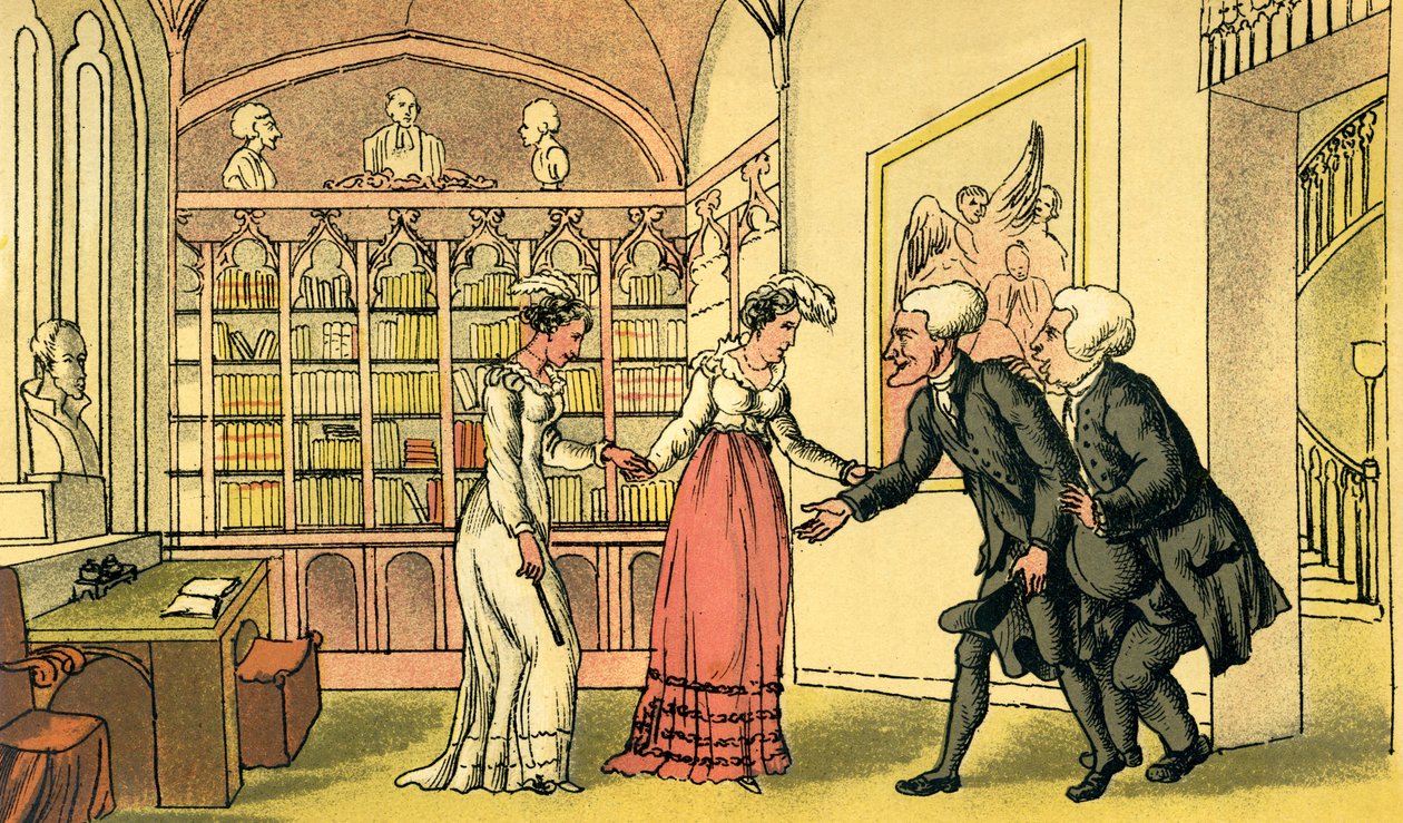 "Úvod do námluv" od Thomas Rowlandson