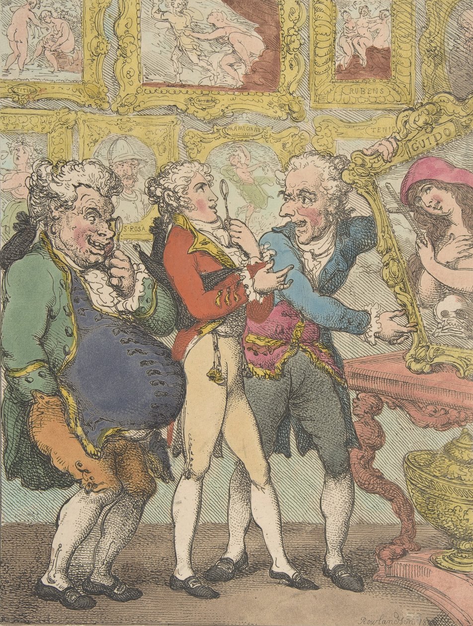 Italští prodejci obrázků Humbugging My Lord Anglaise, 30. května 1812, 30. května 1812. od Thomas Rowlandson