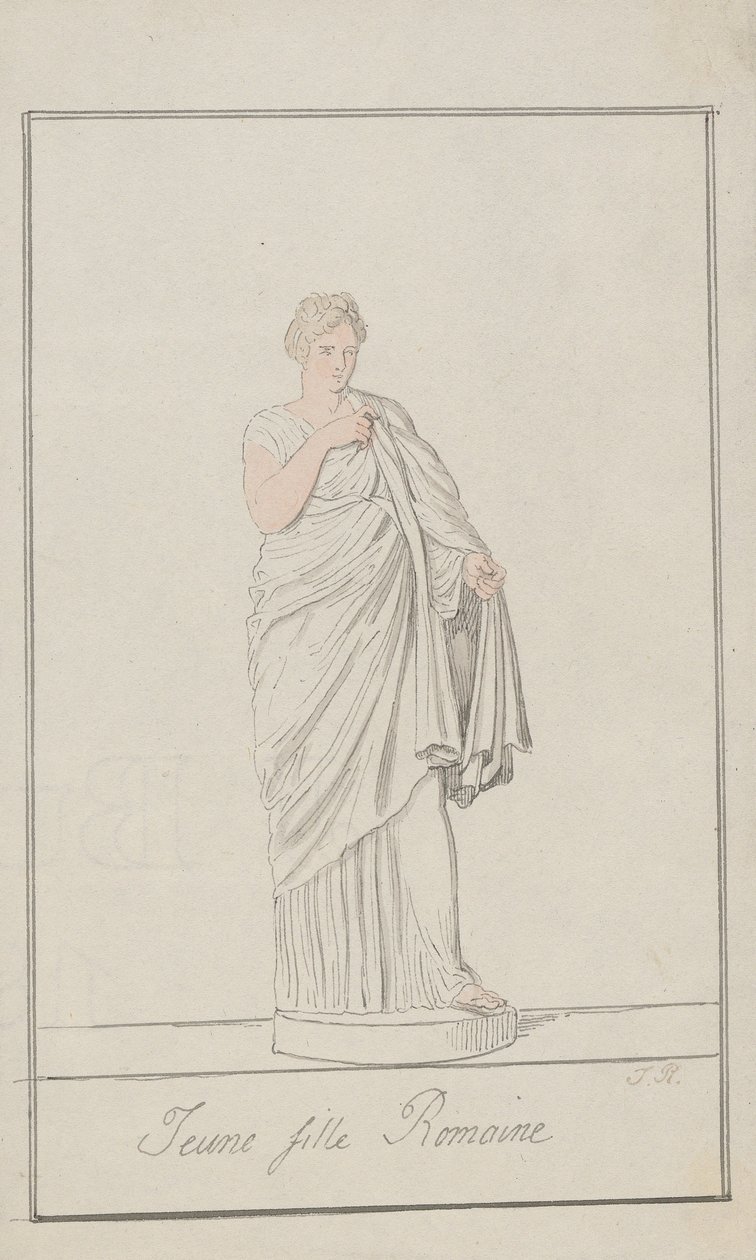 Mladá Římanka od Thomas Rowlandson